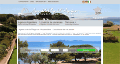 Desktop Screenshot of agence-argentiere.com